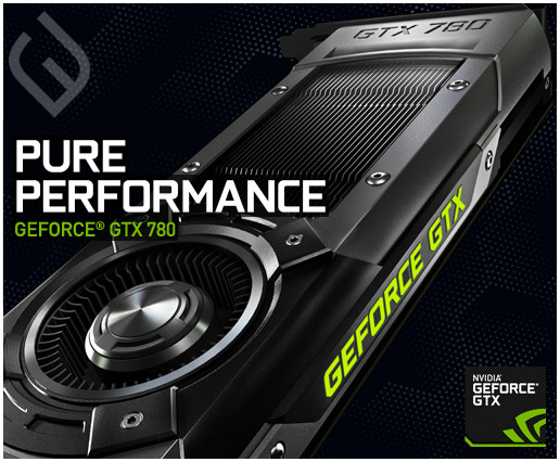 The new GeForce GTX 780 marks an evolution in gaming performance-an insanely fast, smooth, and whisper-quiet experience, every time. 